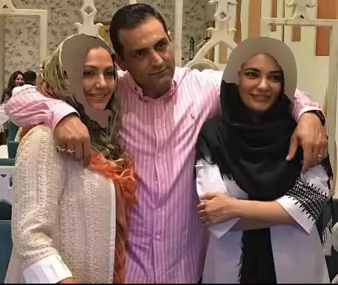 لیندا کیانی در آغوش یک مرد جنتلمن در رستوران +لیندا کیانی در آغوش یک مرد جنتلمن در رستوران