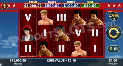 انواع نماد های بازی پولساز اسلات با سبک راکی Rocky