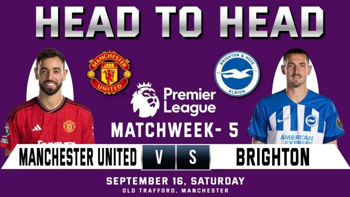 فرم پیش بینی بازی منچستر یونایتد و برایتون (لیگ برتر انگلیس|هفته نهم)