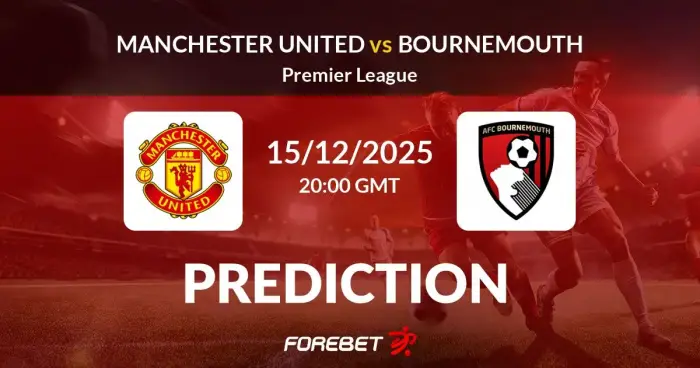 فرم پیش بینی بازی منچستر یونایتد و بورنموث (لیگ برتر انگلیس|هفته شانزدهم)