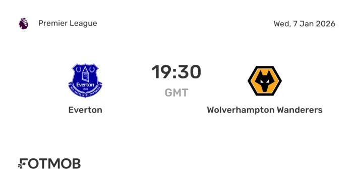 فرم پیش بینی بازی اورتون و ولورهمپتون (هفته بیست و یکم)